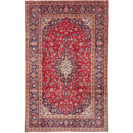 Hand Made Rug Ardakan Persia 198x314 Red Midnig