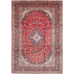 Hand Made Rug Ardakan Persia 250x357 Red Dark B