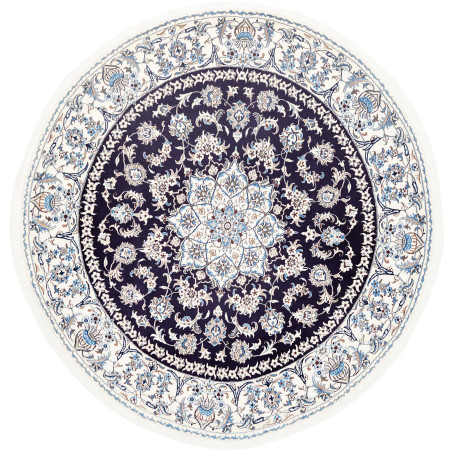 Nain Kashmar 242x252 Cm Nain Kashmar, Persia, Hand-carded