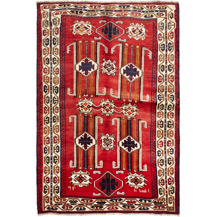 Hand Made Rug Lori Persia 170x255 Red Beige