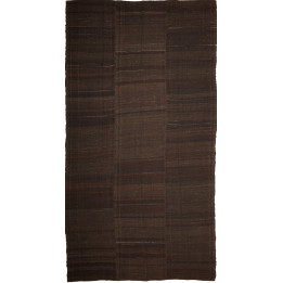 Hand Made Rug Kilim Vintage Persia 212x405 Dark