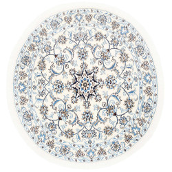 Nain Kashmar 138x146 Cm Nain Kashmar, Persia, Hand-carded