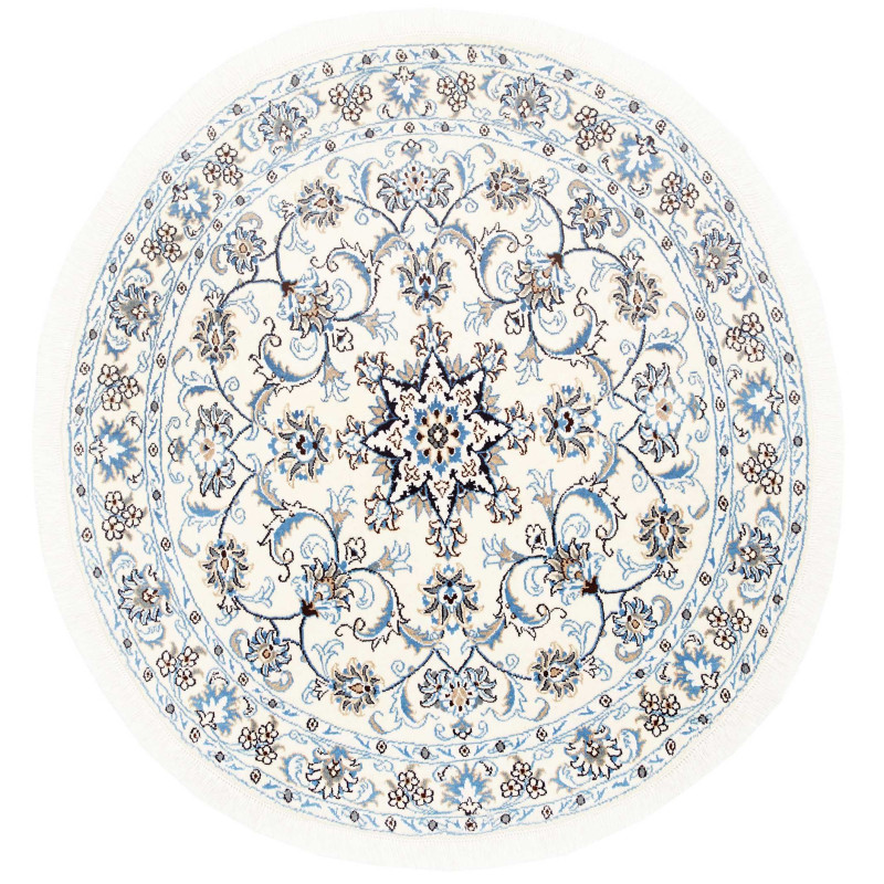 Nain Kashmar 138x146 Cm Nain Kashmar, Persia, Hand-carded