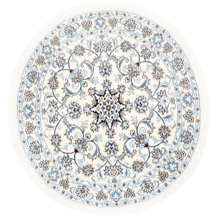 Nain Kashmar 138x146 Cm Nain Kashmar, Persia, Hand-carded