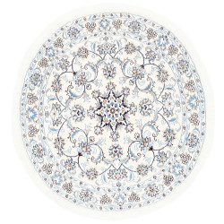 Nain Kashmar 142x145 Cm Nain Kashmar, Persia, Hand-carded