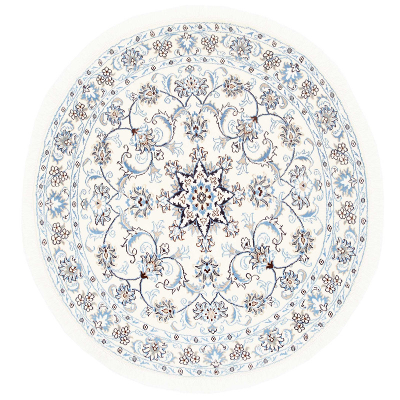 Nain Kashmar 142x145 Cm Nain Kashmar, Persia, Hand-carded