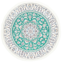 Nain Kashmar 197x200 Cm Nain Kashmar Persia Hand-carded Wool