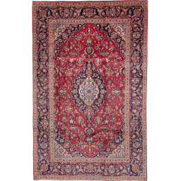Hand Made Rug Ardakan Persia 202x317 Red Dark B
