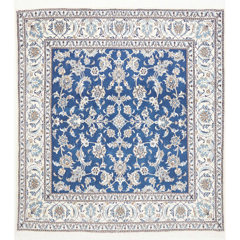 Nain Kashmar 196x210 Cm Nain Kashmar Persia Hand-carded Wool