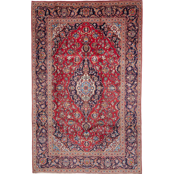 Hand Made Rug Ardakan Persia 202x317 Red Dark B