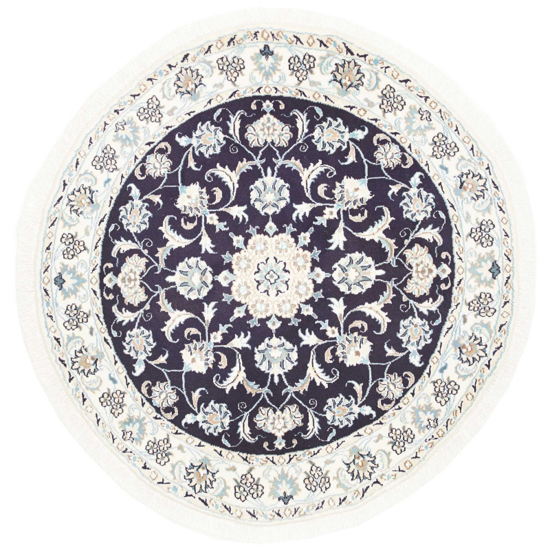 Nain Kashmar 130x134 Cm Nain Kashmar, Persia, Hand-carded