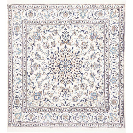 Nain Kashmar 192x200 Cm Nain Kashmar, Persia, Hand-carded