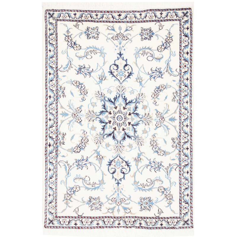 Nain Kashmar 90x133 Cm Nain Kashmar, Persia, Hand-carded