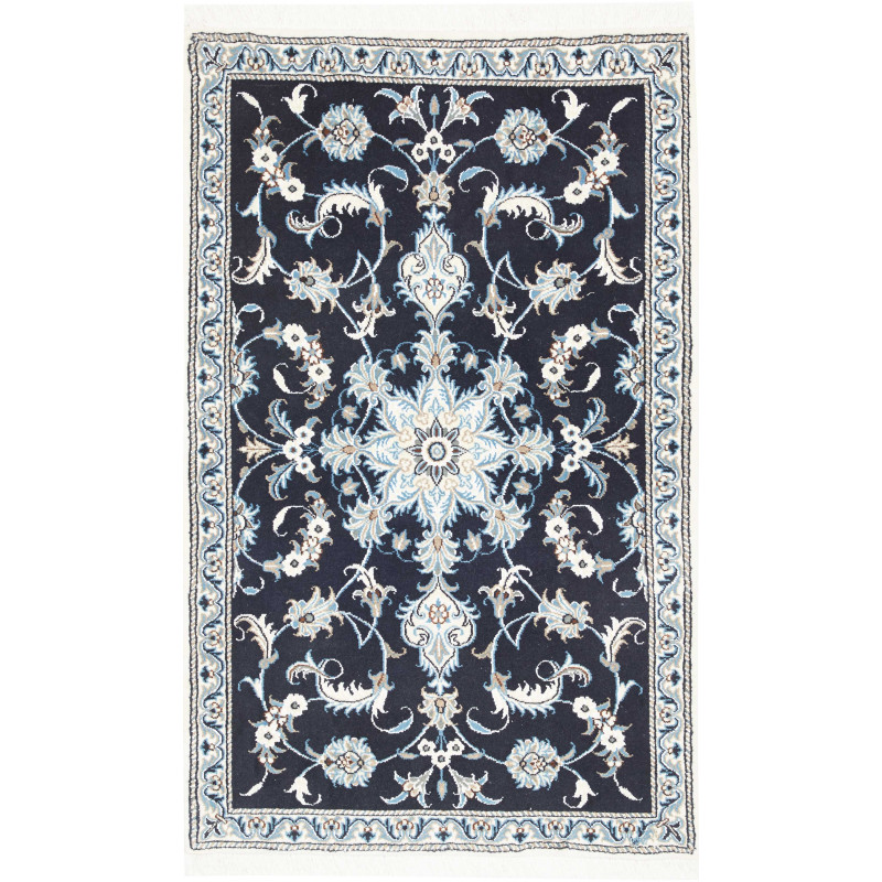 Nain Kashmar 87x145 Cm Nain Kashmar, Persia, Hand-carded