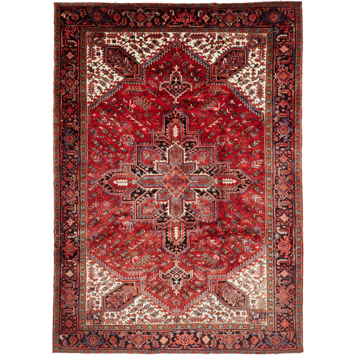 Hand Made Rug Gorawan Persia 252x358 Red Black