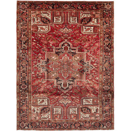 Hand Made Rug Gorawan Persia 255x340 Red Black
