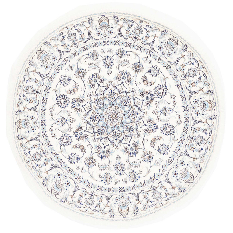 Nain Kashmar 197x200 Cm Nain Kashmar, Persia, Hand-carded