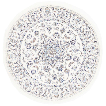 Nain Kashmar 197x200 Cm Nain Kashmar, Persia, Hand-carded