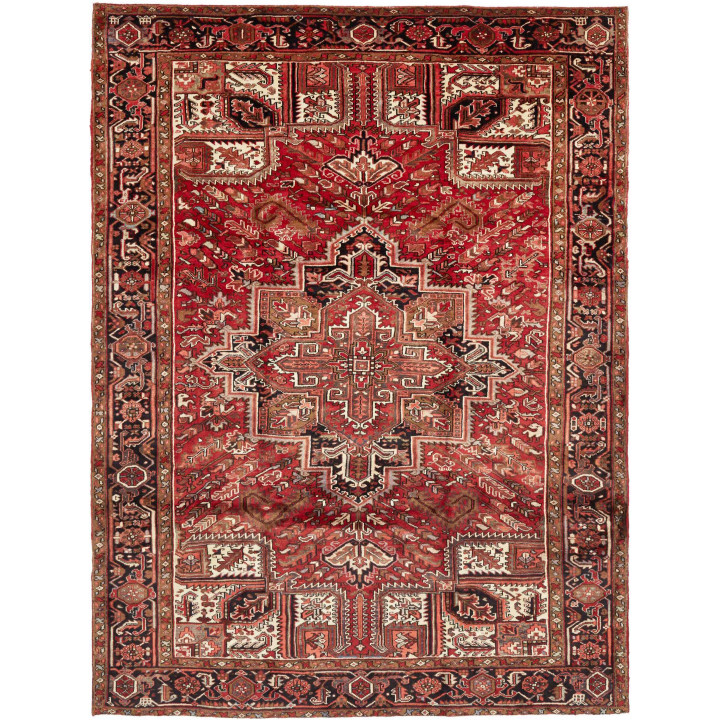 Hand Made Rug Gorawan Persia 255x340 Red Black