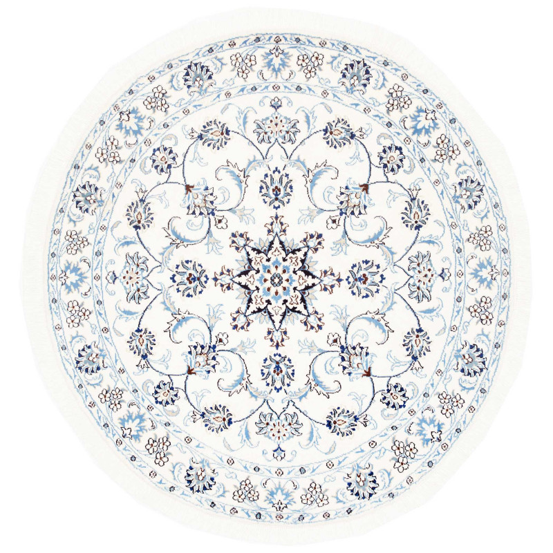 Nain Kashmar 140x142 Cm Nain Kashmar, Persia, Hand-carded