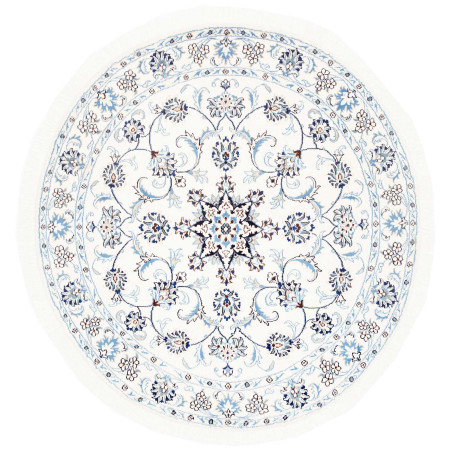 Nain Kashmar 140x142 Cm Nain Kashmar, Persia, Hand-carded