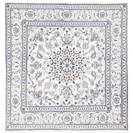 Nain Kashmar 194x200 Cm Nain Kashmar, Persia, Hand-spun Wool