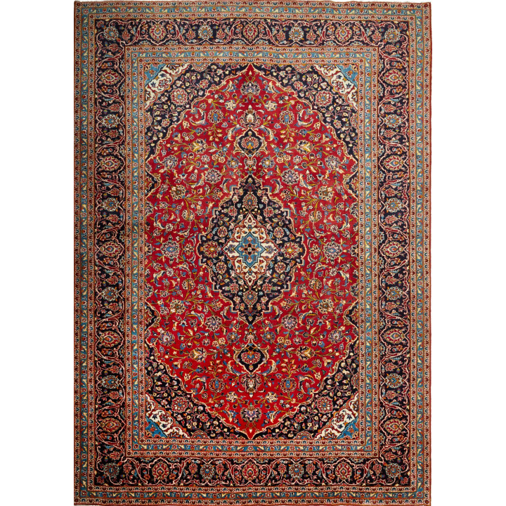 Hand Made Rug Ardakan Persia 250x357 Red Dark B