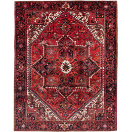 Hand Made Rug Gorawan Persia 260x330 Red Black