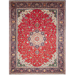Tabriz 305x395 Cm Tabriz Persia Hand-carded Wool Cotton