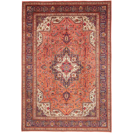 Tabriz 237x348 Cm Tabriz, Persia, Hand-carded Wool (warp: