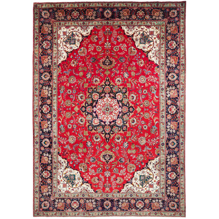 Tabriz 254x365 Cm Tabriz, Persia, Hand-carded Wool (warp: