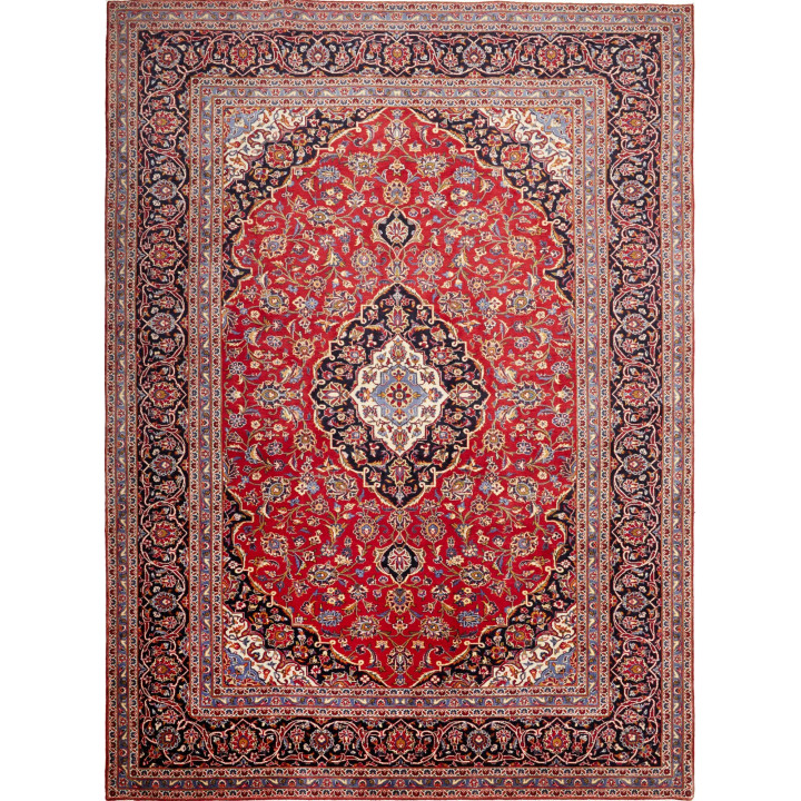 Hand Made Rug Ardakan Persia 250x342 Red Dark B