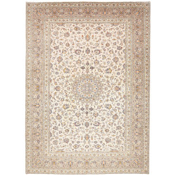Kashan 250x347 Cm Kashan, Persia, Hand-carded Wool (cotton