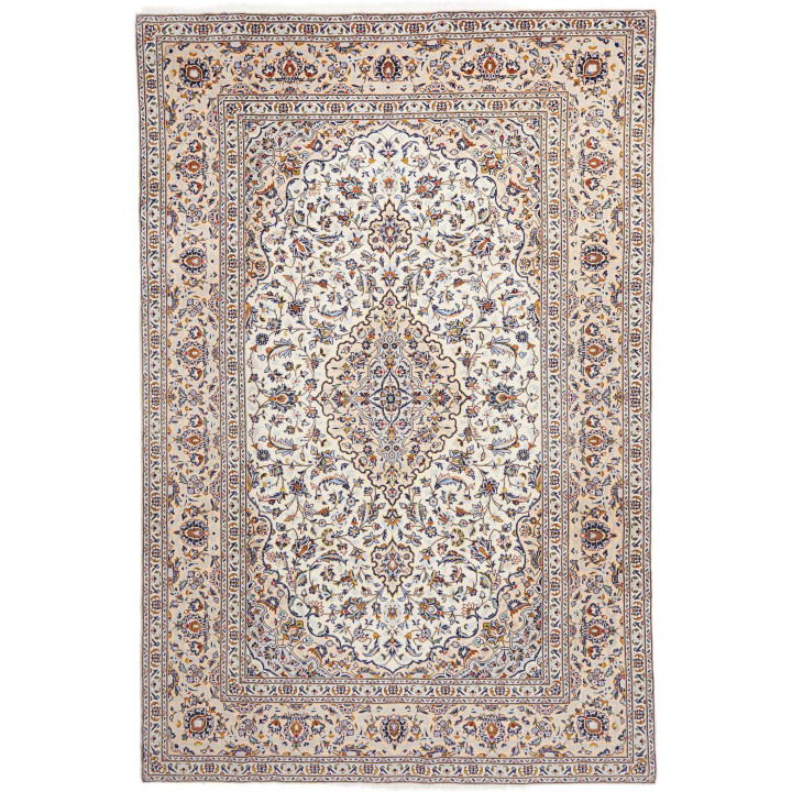Tappeto Originale Kashan Persia 210x313 Avorio