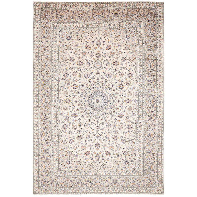 Kashan 243x356 Cm Kashan, Persia, Hand-carded Wool (cotton