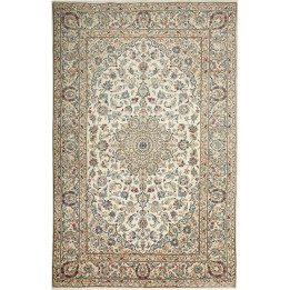 Tappeto Originale Kashan Persia 193x300 Avorio