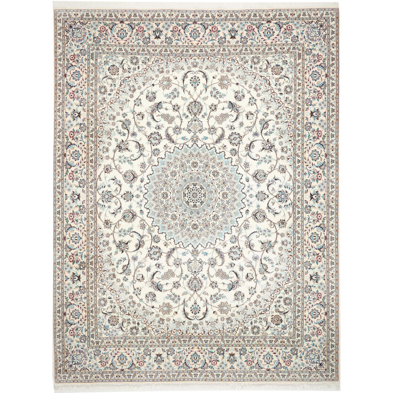 Nain 9la 297x390 Cm Nain 9la Persia Hand-carded Wool And
