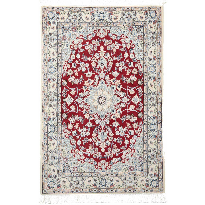 Tappeto Originale Nain 9la Persia 100x152 Rosso