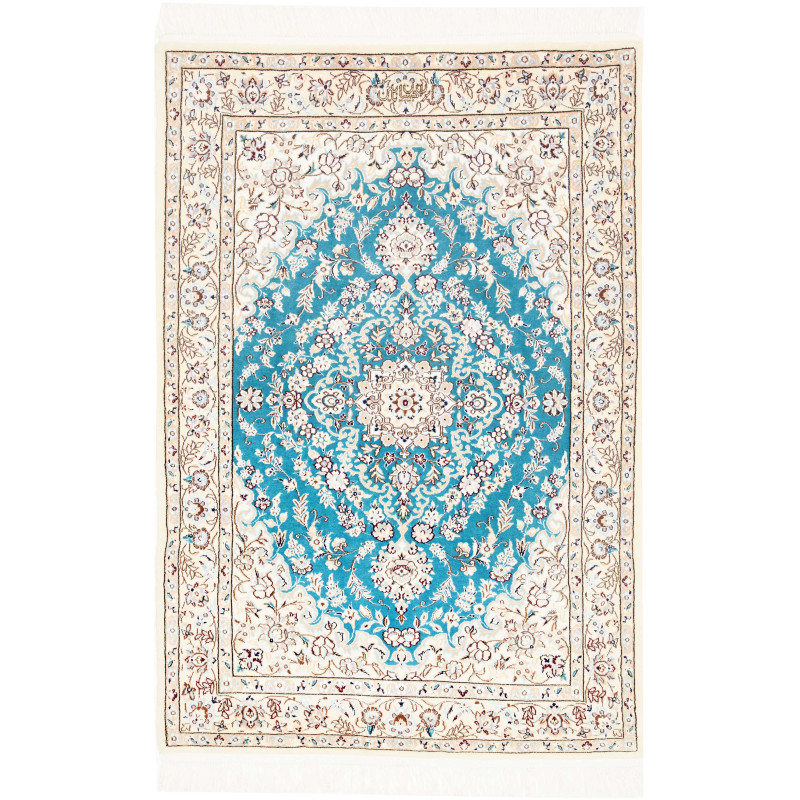 Rug Nain 6la Persia 84x127 Turquoise Cream