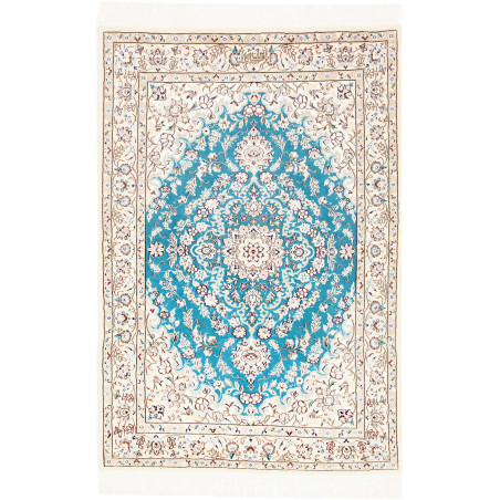 Rug Nain 6la Persia 84x127 Turquoise Cream