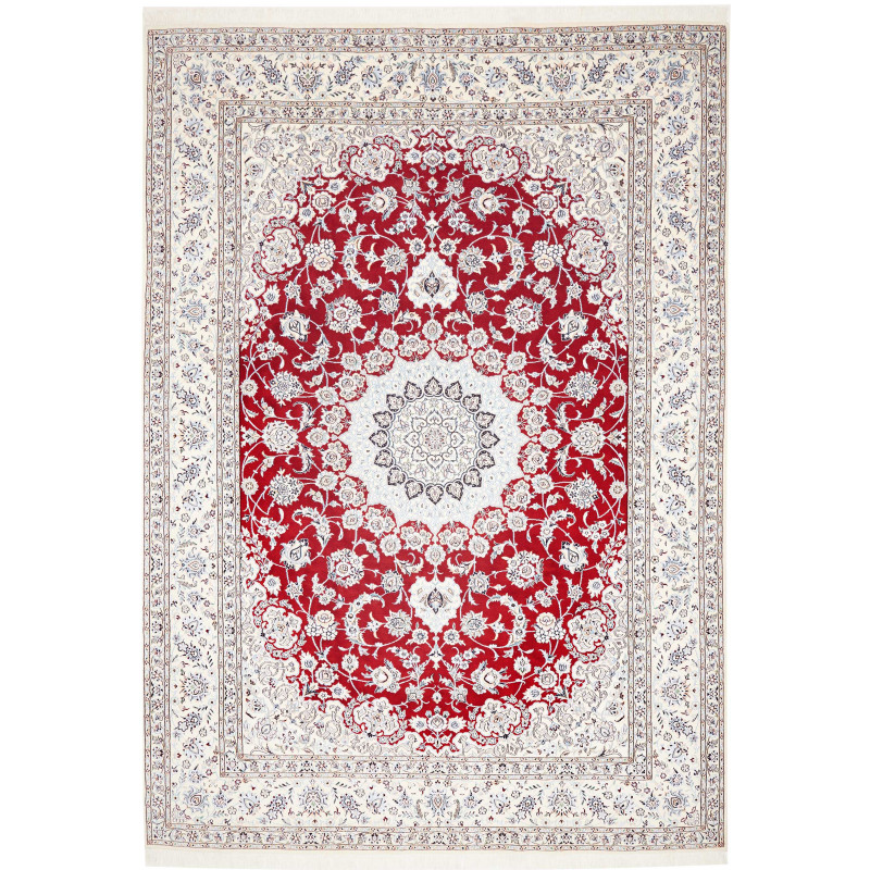 Rug Nain 9la Persia 248x357 Ruby Red Cream Whit