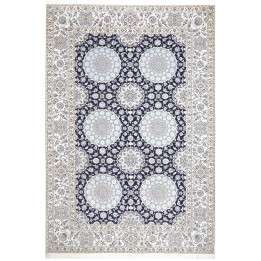 Tappeto Originale Nain 6la Persia 213x312 Blu S