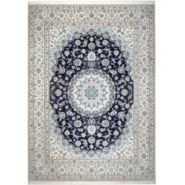 Hand Made Rug Nain 6la Persia 253x353 Dark Blue