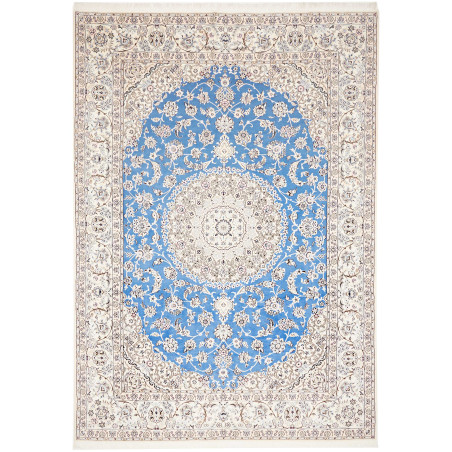 Rug Nain 9la Persia 250x358 Sky Blue Cream