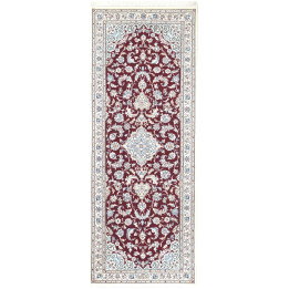 Tappeto Originale Nain 6la Persia 81x208 Rosso