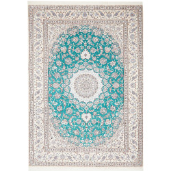 Rug Nain 9la Persia 248x355 Teal Cream