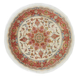 Tappeto Originale Tabriz 50 Raj Persia 155x155