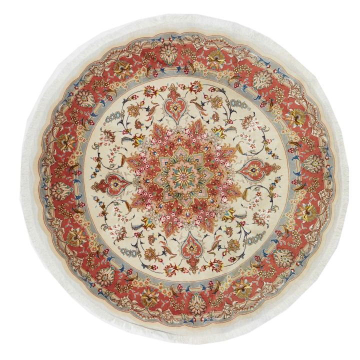 Hand Made Rug Tabriz 50 Raj Persia 155x155 Ivor