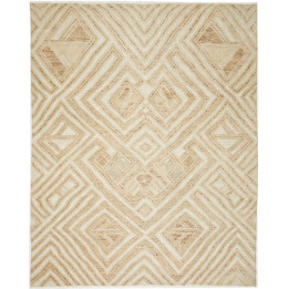 Hand Made Rug Berber Pakistan 239x302 Beige Ivo