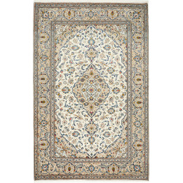 Tappeto Originale Kashan Persia 200x305 Avorio